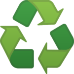 Recycling Symbol grün