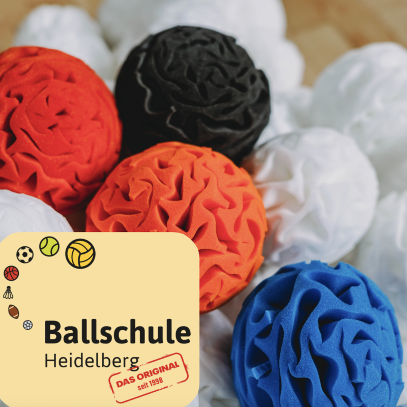 Das Heidelberger-Ballschulpaket beinhaltet Trockene Schneebälle in weiß und bunt